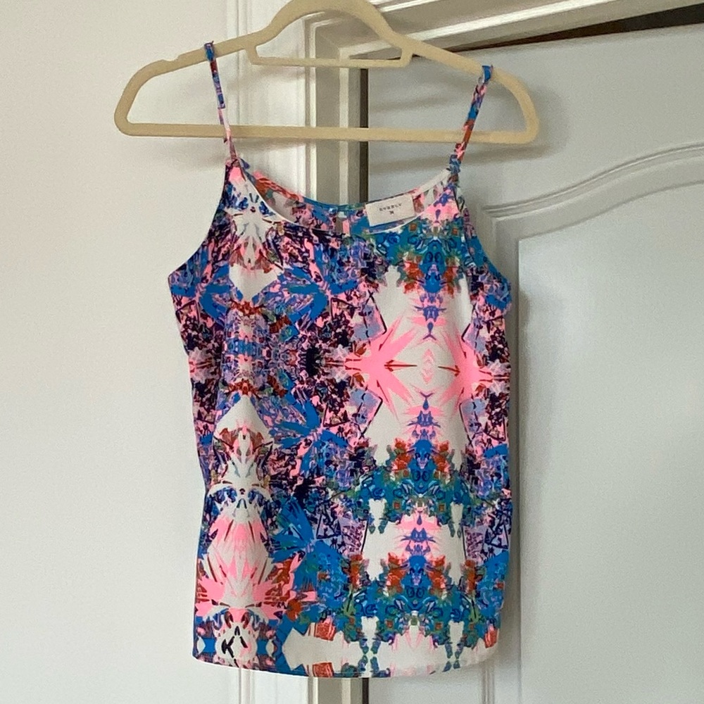 Neon Spaghetti Strap Tank Small
